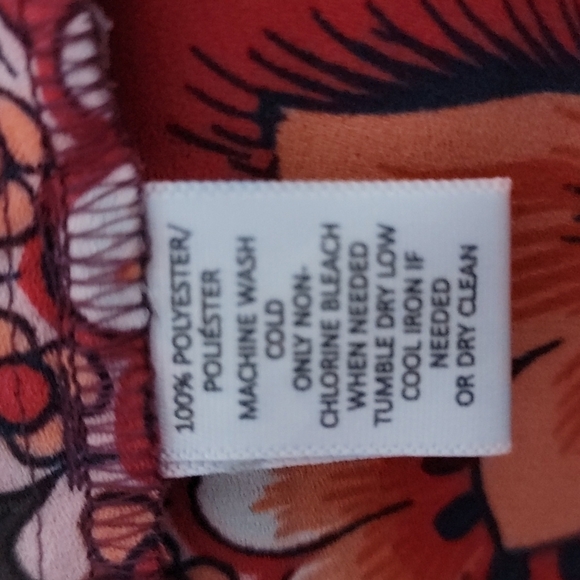 Euc LOFT Floral Sheer Blouse Size Small - Picture 10 of 11